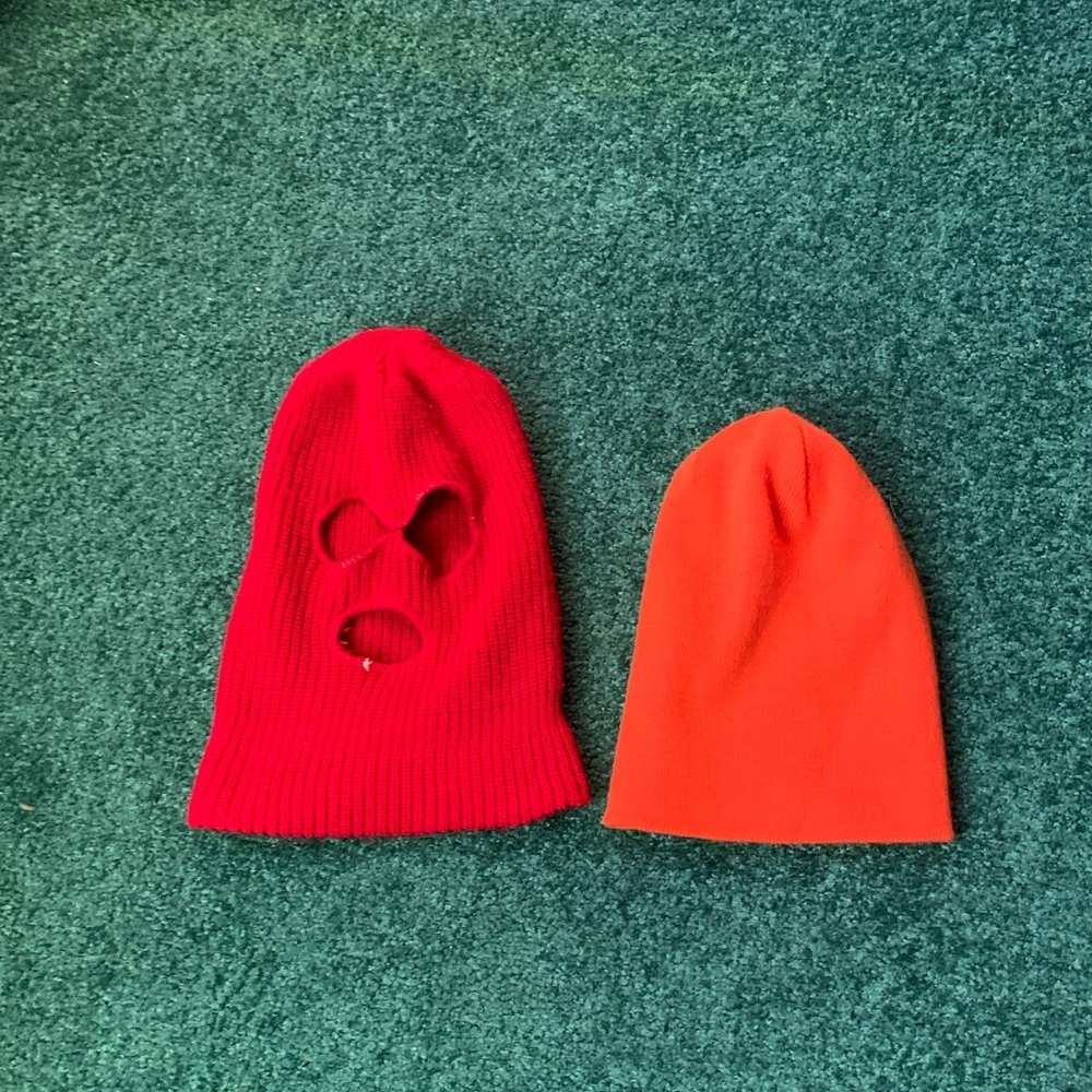 Orange and Red Old Navy Beanie